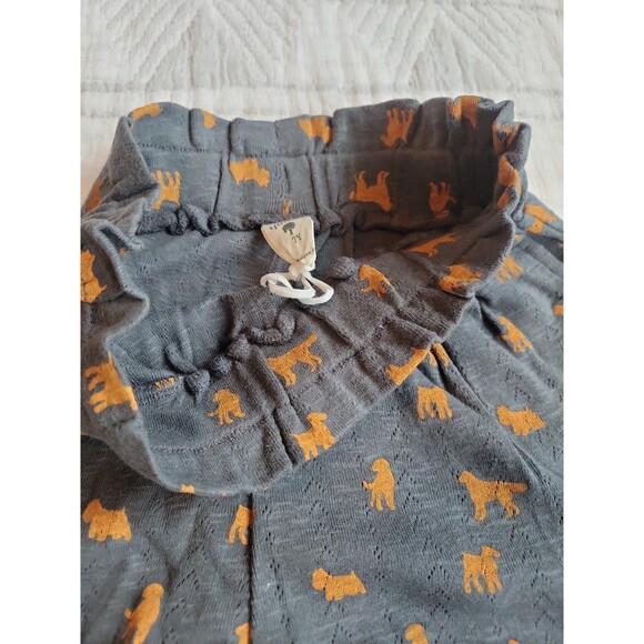 Kate Quinn pointelle cotton tiny apricot dogs 7y nwt - Picture 3 of 4